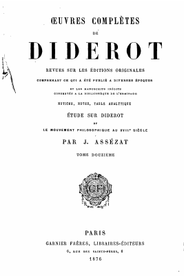 Couverture de Diderot - Oeuvres 12